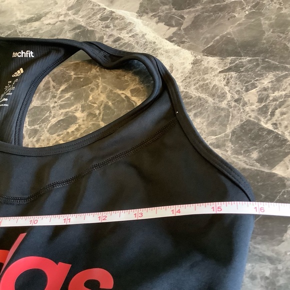 Adidas Climalite Atletic techfit sport bra lined size Large - Picture 8 of 8